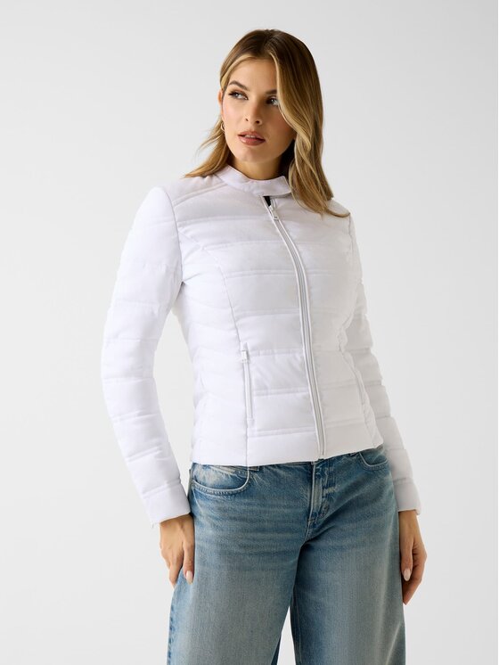 Guess Guess Übergangsjacke W6RL02 WJ492 Weiß Regular Fit