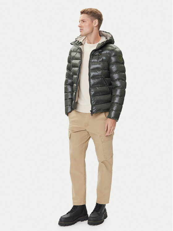 Blauer Blauer Μπουφάν μεταβατικό 25WBLUC02079 Πράσινο Regular Fit