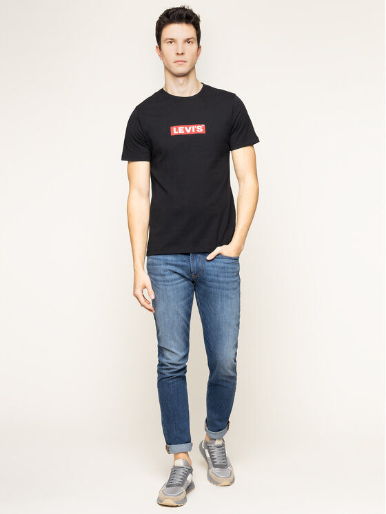 Levi's® Levi's® Tričko Boxtab Graphic Tee 85785-0002 Čierna Regular Fit