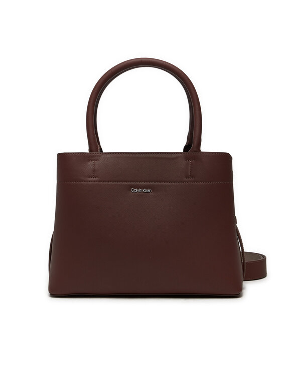 Calvin Klein Geantă Ck Business Medium Tote_Saffiano K60K612572 Maro