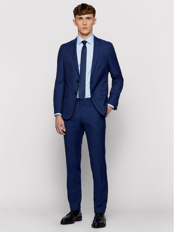 BOSS Boss Риза Jesse 50451092 Светлосиньо Slim Fit