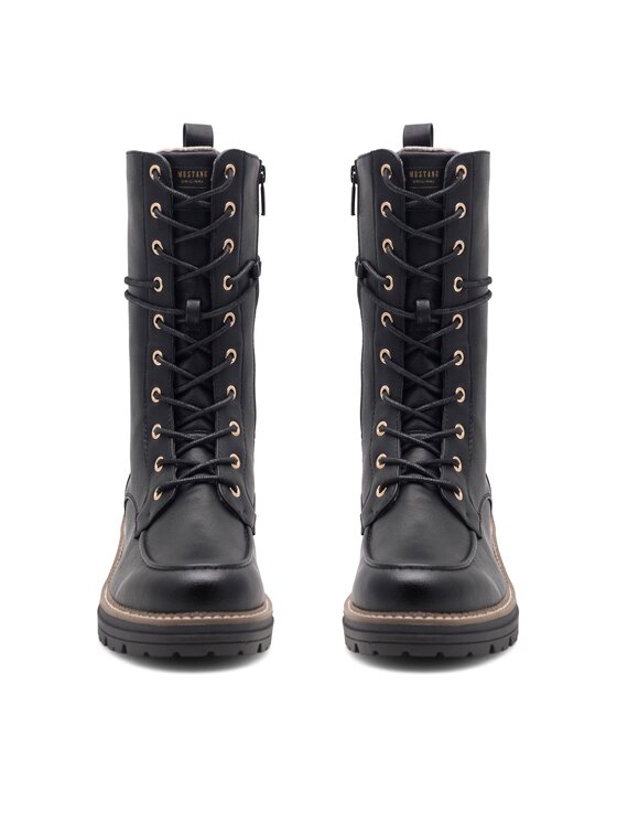 Mustang Mustang Schnürschuhe 1437-503 Schwarz