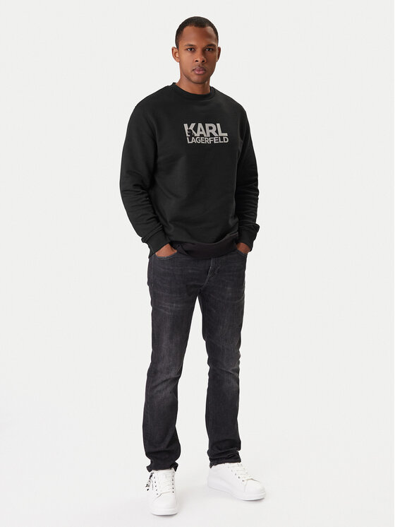 KARL LAGERFELD KARL LAGERFELD Bluza 705780 500917 Czarny Regular Fit