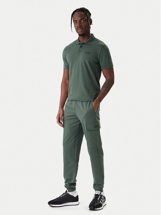 EA7 Emporio Armani EA7 Emporio Armani Pólóing 8NPF14 PJVQZ U7260 Zöld Regular Fit