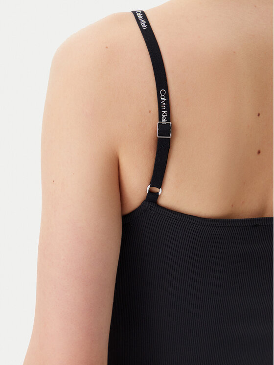 Calvin Klein Jeans Calvin Klein Jeans Letní šaty Logo J20J225288 Černá Slim Fit