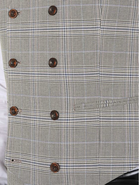 Evenemen Evenemen Kamizelka BOSTON GULIO Szary Slim Fit