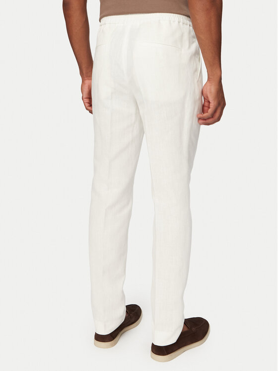 HUGO HUGO Szövet nadrág 50559695 Krém Regular Fit