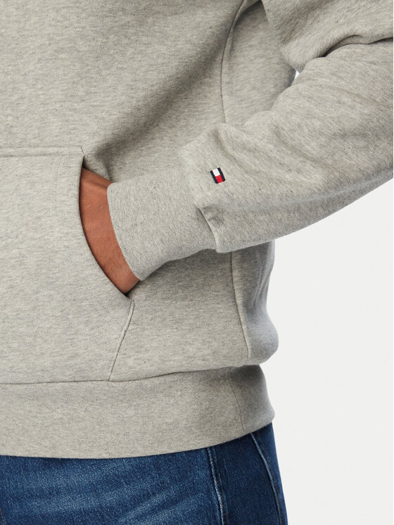 Tommy Hilfiger Tommy Hilfiger Mikina MW0MW44937 Šedá Regular Fit