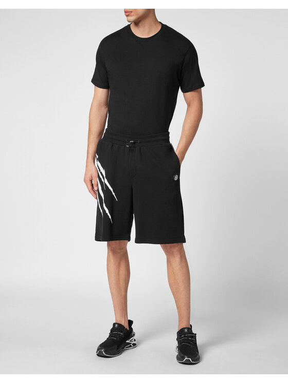 Plein Sport Plein Sport Pantaloncini 8225 Nero Jogger Fit