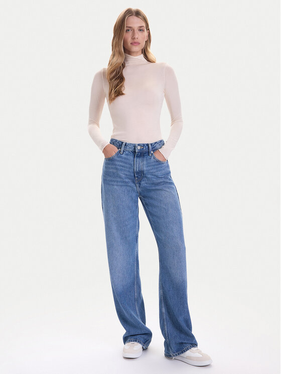 Hunkemöller Hunkemöller Blúz Intimate 302810 Ekru Slim Fit