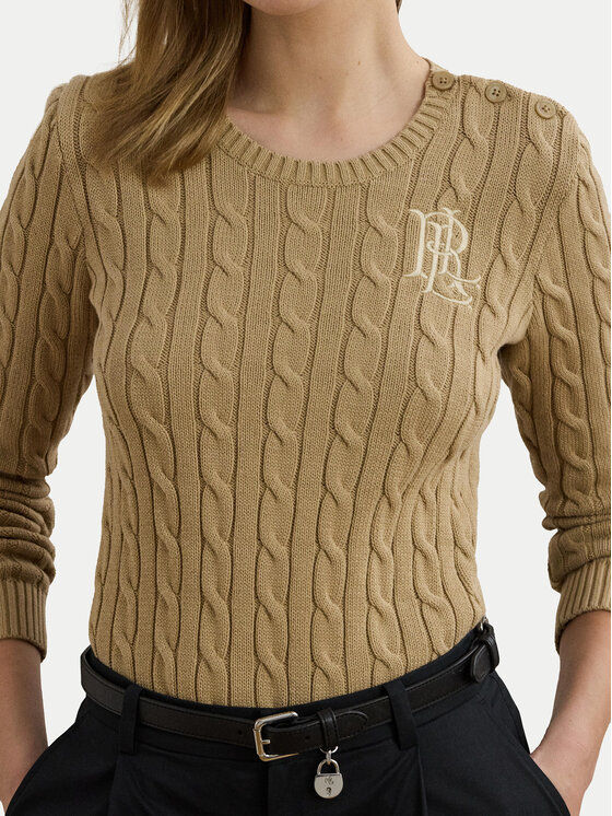 LAUREN RALPH LAUREN Lauren Ralph Lauren Светр 200932223005 Бежевий Slim Fit