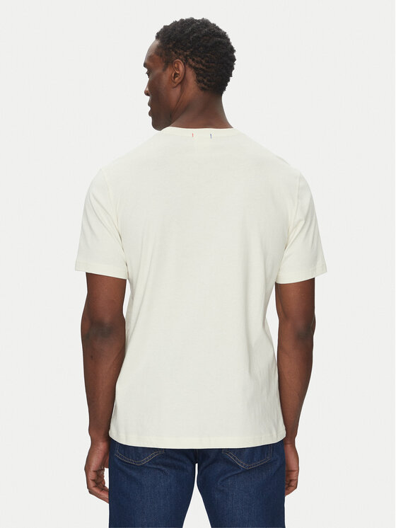 Champion Champion Tričko 221174 Écru Regular Fit