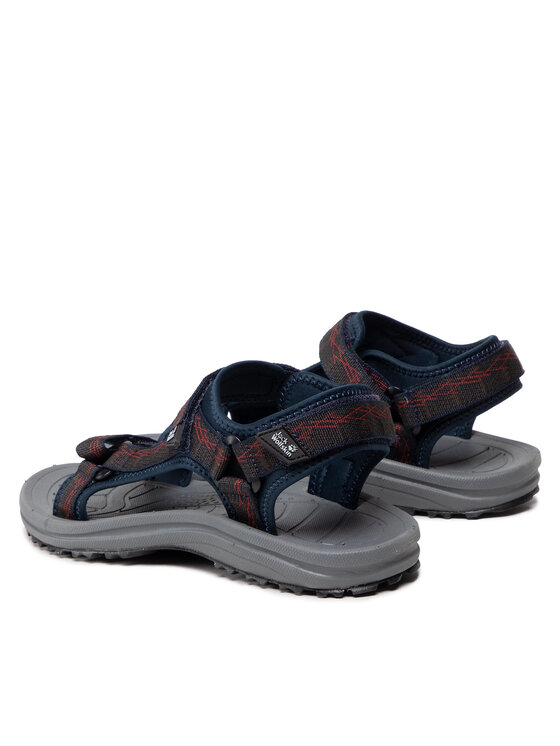 Jack Wolfskin Jack Wolfskin Sandały Wave Breaker M 4052011 Granatowy