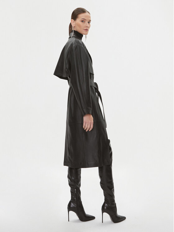 Calvin Klein Calvin Klein Trench K20K206719 Crna Regular Fit