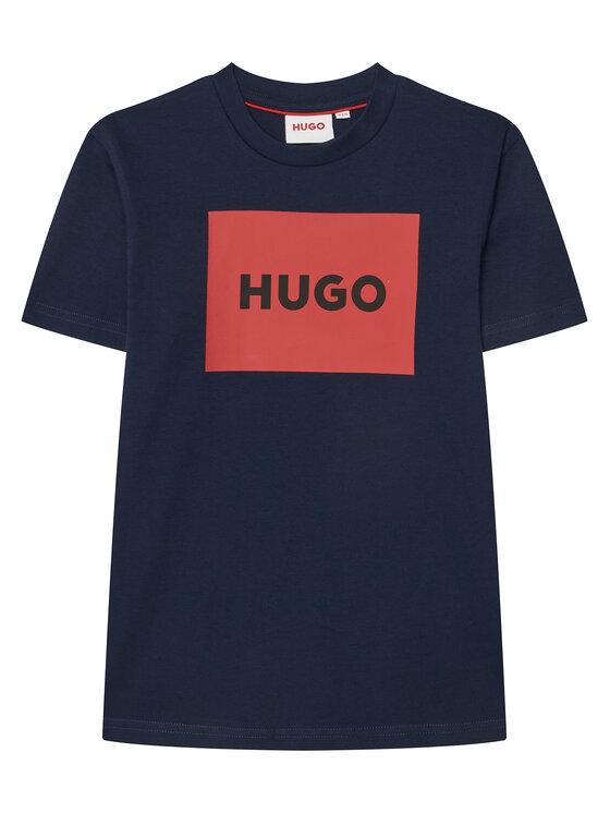 HUGO HUGO T-Shirt G00572 S Tmavomodrá Regular Fit