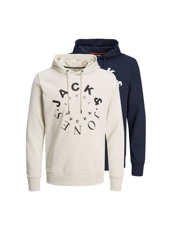 Jack&Jones Jack&Jones Sweter 26632 Niebieski Comfort Fit