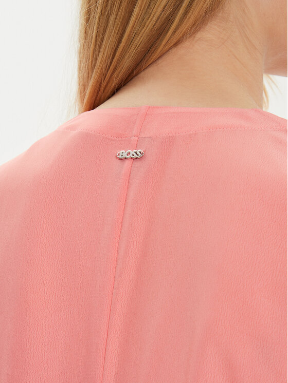 BOSS Boss Halenka Berika 50491355 Růžová Regular Fit
