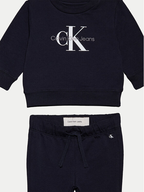 Calvin Klein Jeans Calvin Klein Jeans Tepláková súprava Monogram IN0IN00017 Modrá Regular Fit