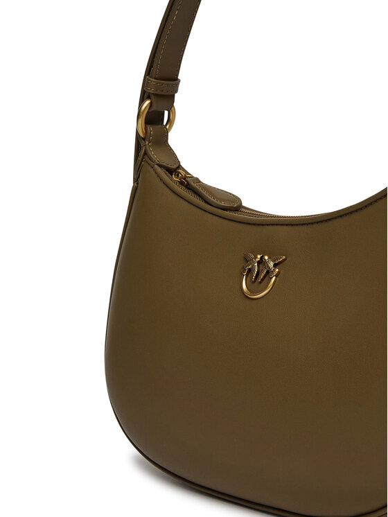 PINKO PINKO Ročna torba Half Moon Mini AI 23-24 PLTT 101523 A11Q Rjava