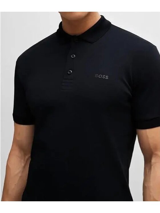 BOSS BOSS Polo 50538100-402 Czarny Regular Fit