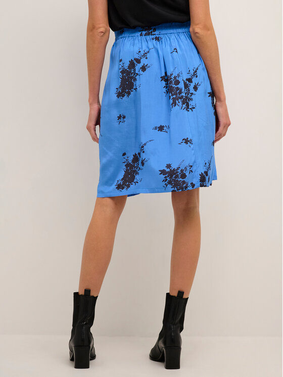 Kaffe Kaffe Trapez suknja Gilla 10507327 Plava A-Line Fit