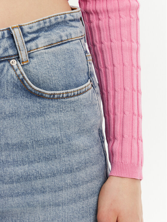 ONLY ONLY Светр Meddi 15339582 Рожевий Cropped Fit