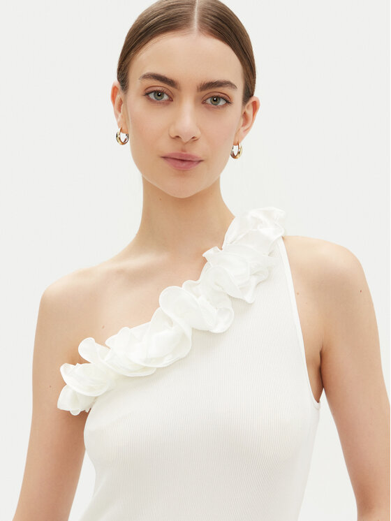 Fracomina Fracomina Top FR25ST2018J46301 Écru Regular Fit