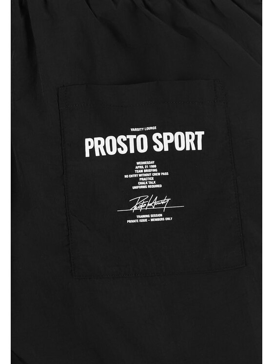 PROSTO. PROSTO. Szorty sportowe Club Czarny Regular Fit