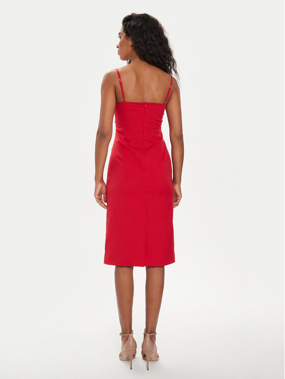 Marella Marella Letní šaty Roxs 2413221382 Červená Slim Fit