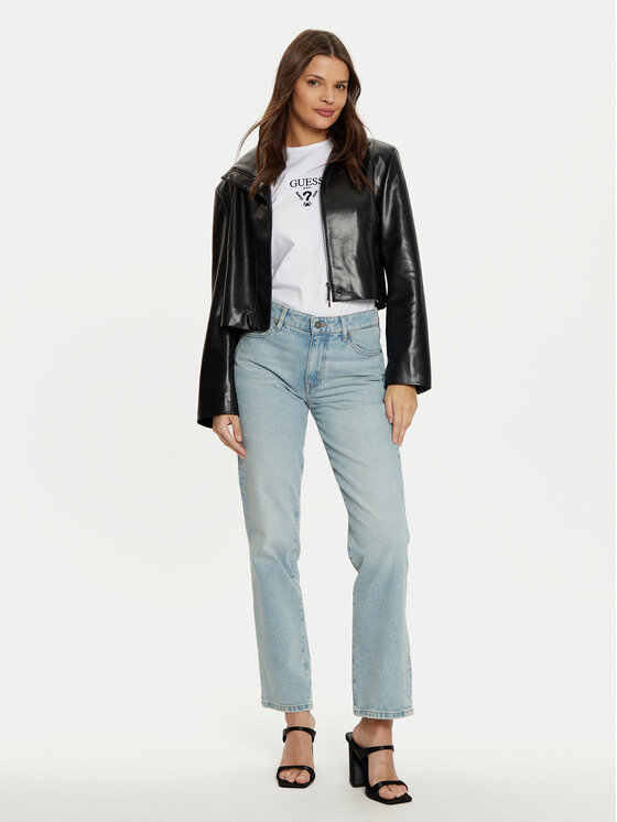 Guess Jeans Guess Jeans Jeans hlače W5RA98 D5M45 Modra Regular Fit