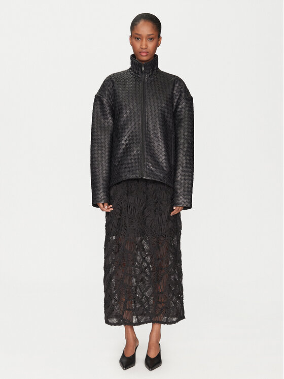2NDDAY 2NDDAY Lederjacke Enriqueta 2252512608 Schwarz Oversize