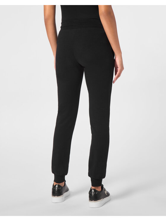 PHILIPP PLEIN PHILIPP PLEIN Joggers kalhoty 11635 Černá Regular Fit