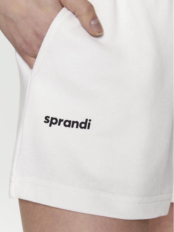 Sprandi Sprandi Športne kratke hlače SP3-SKD022 Bela Regular Fit