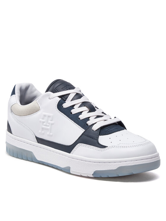 Tommy Hilfiger Tommy Hilfiger Sneakersy Th Basket Best Locker FM0FM04969 Biały