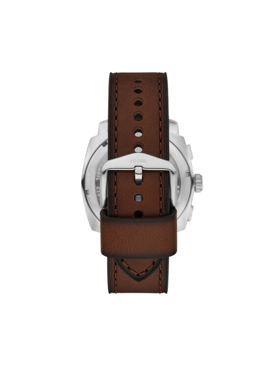 Fossil Fossil Ročna ura Machine Chronograph FS6100 Rjava