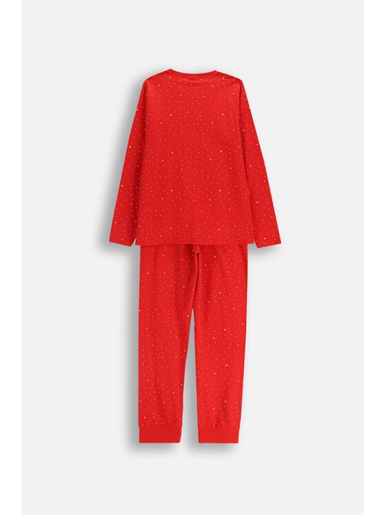 Coccodrillo Coccodrillo Pyžamo ZC5448105MER-009 Červená Regular Fit