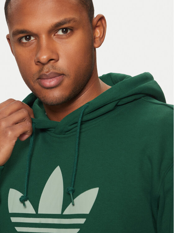 adidas adidas Sweatshirt adicolor Classic Trefoil JN7011 Grün Regular Fit