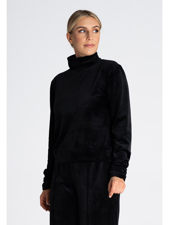 FIGL FIGL Bluza M967 Czarny Regular Fit
