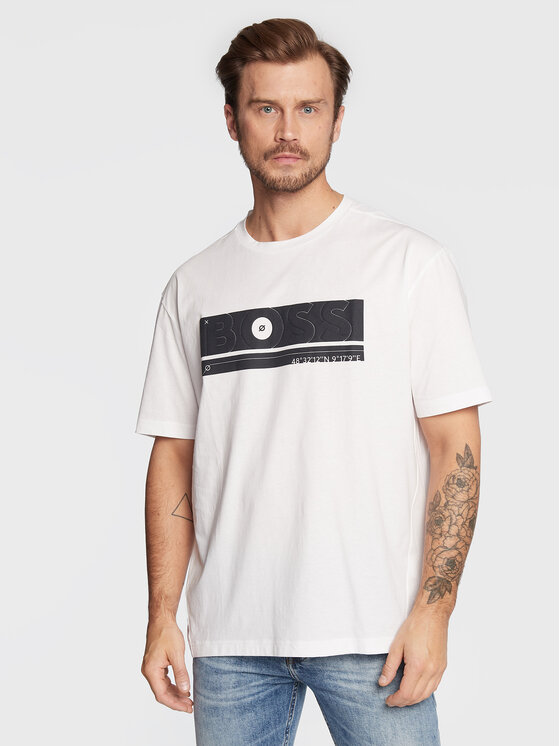 T-shirt Tee 3 50472561 Bianco Relaxed Fit