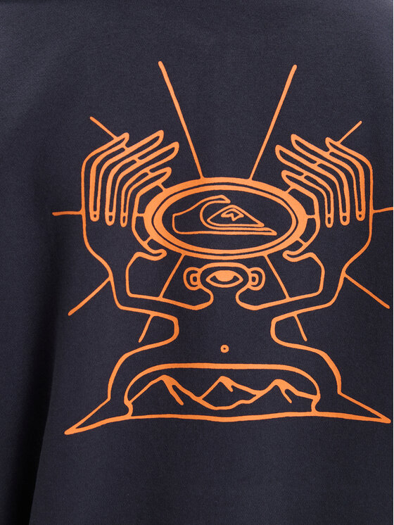 Quiksilver Quiksilver Džemperis ar kapuci Salt Water Graphic Zip EQBFT03962 Daudzkrāsains Regular Fit