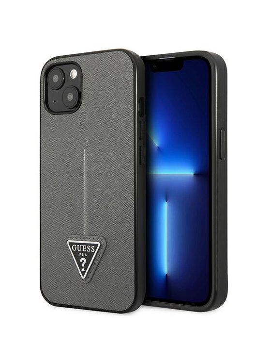 Etui na telefon Guess, Srebrne, iPhone 13