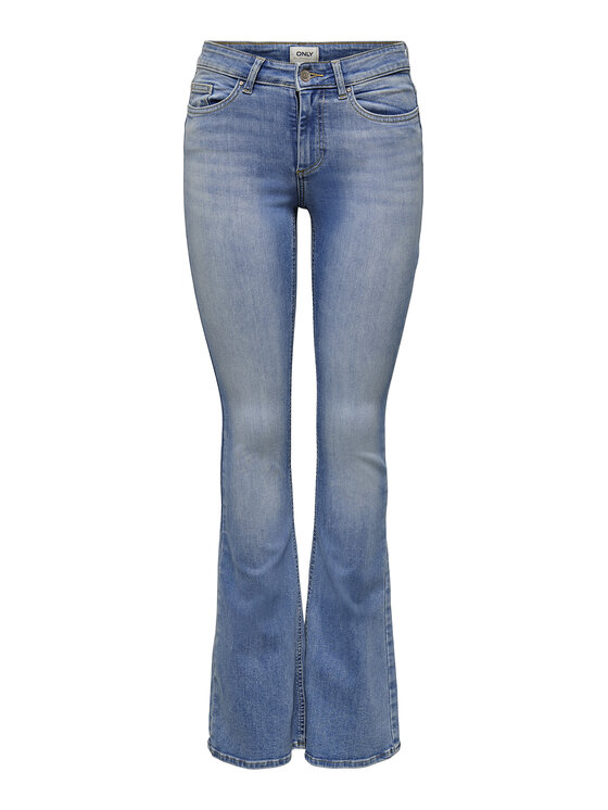 ONLY ONLY Jeansy Blush 15245444 Modrá Flare Fit