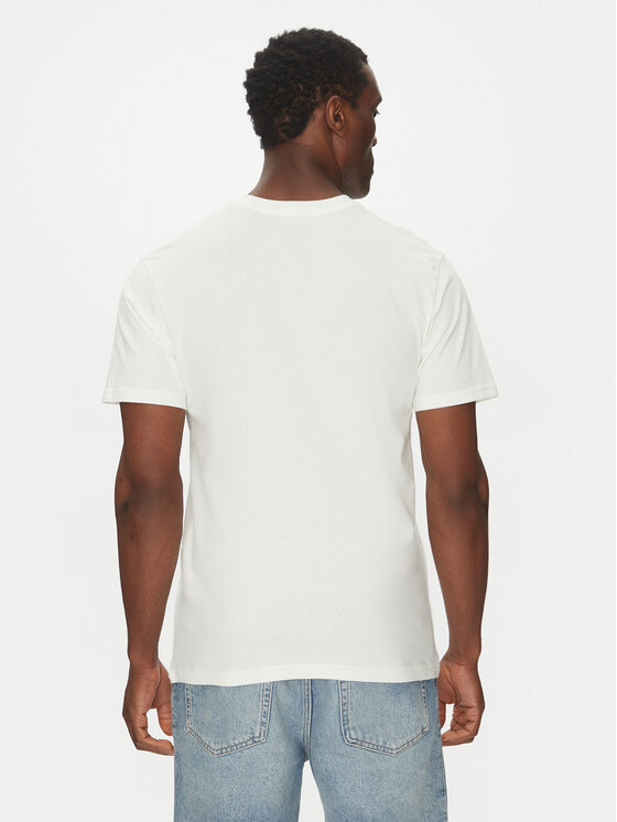 Quiksilver Quiksilver T-Shirt EQYZT08040 Biały Regular Fit