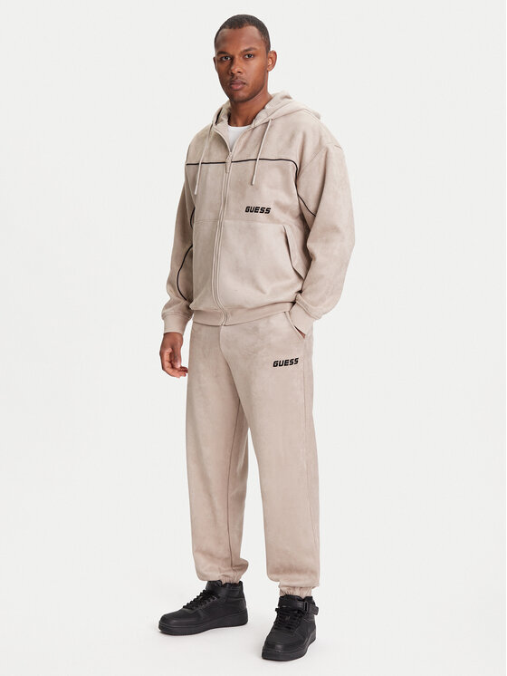 Guess Guess Majica dugih rukava Z5YQ05 KCJY2 Bež Regular Fit