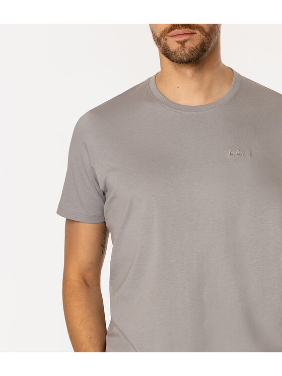 Lee Cooper Lee Cooper T-Shirt OBUTCH 875 Szary Regular Fit