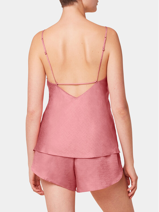 Triumph Triumph Piżama Silky Sensuality 10218279 Różowy Relaxed Fit