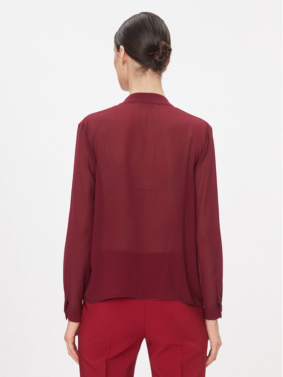 Rinascimento Rinascimento Blusa CFC0116133003 Bordeaux Regular Fit