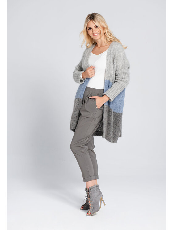 Look Made With Love Look Made With Love Kardigan Look M362 Ocean Szary Classic Fit