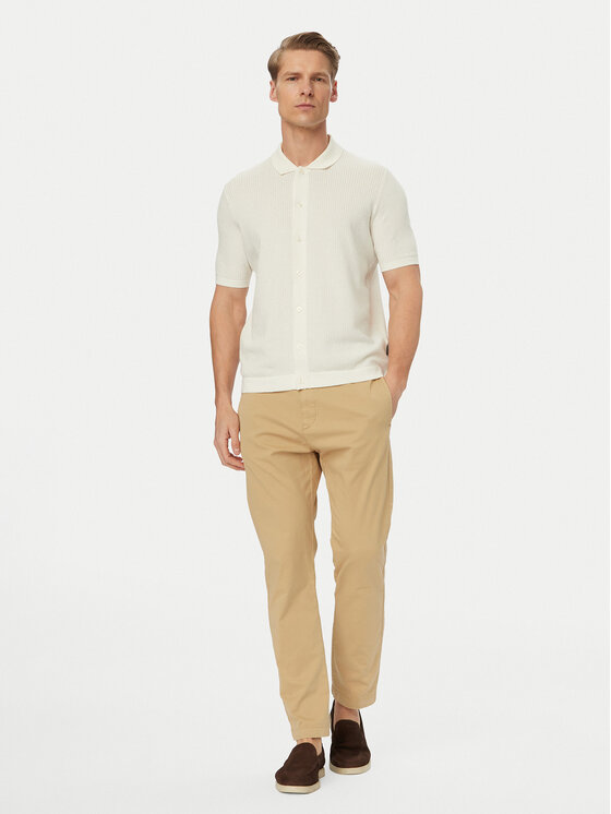 Bugatti Bugatti Marškiniai 7100-15536E Balta Regular Fit