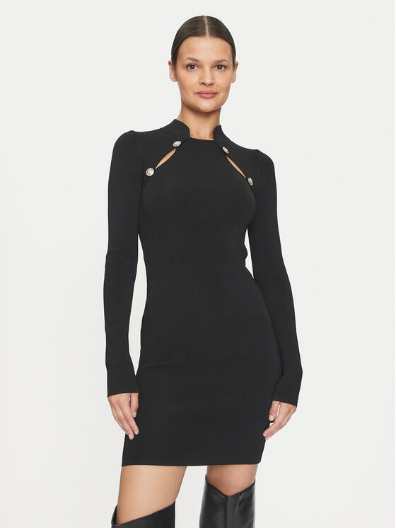 Marciano Guess Úpletové šaty Chiara 4YGK73 5817Z Čierna Slim Fit